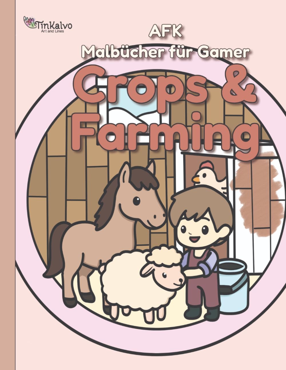 Titelbild Crops and Farming Malbuch für Gamer