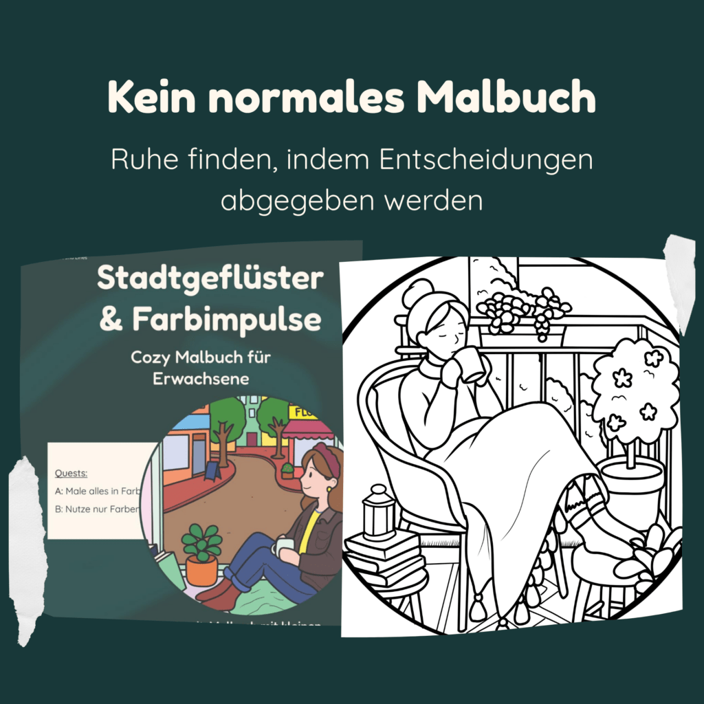 Stadtgeflüster und Farbimpulse: Kein normales Malbuch