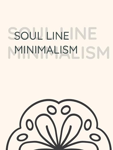 Soul Line Minimalism Mandala Malbuch in Coffee Table Book Ästhetik Titelbild