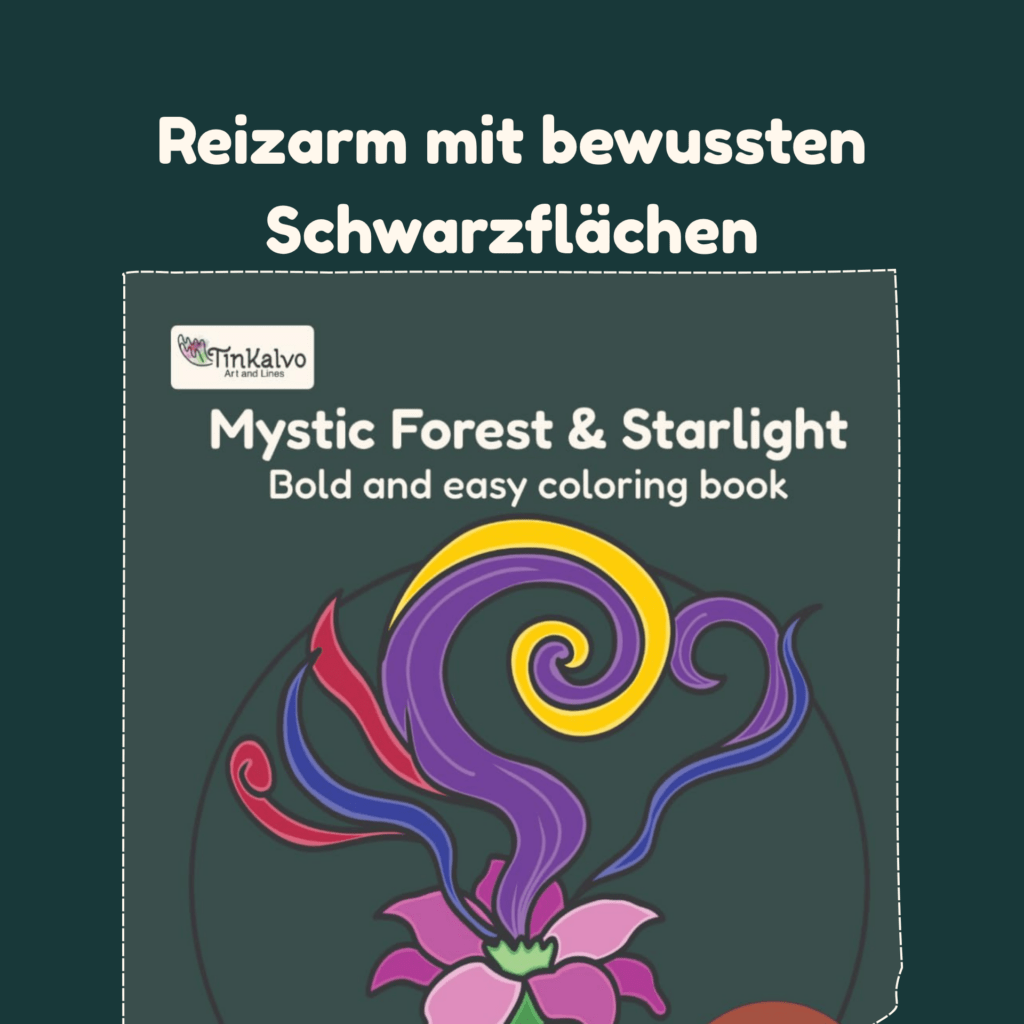 Mystic Forest & Starlight Reizarmes Malbuch