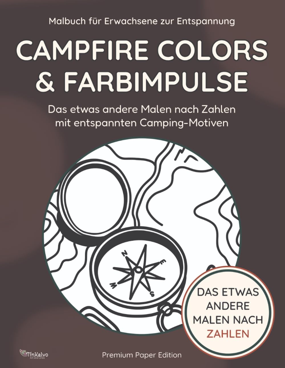 Titelbild Campfire Colors & Farbimpulse Malbuch zur Entspannung