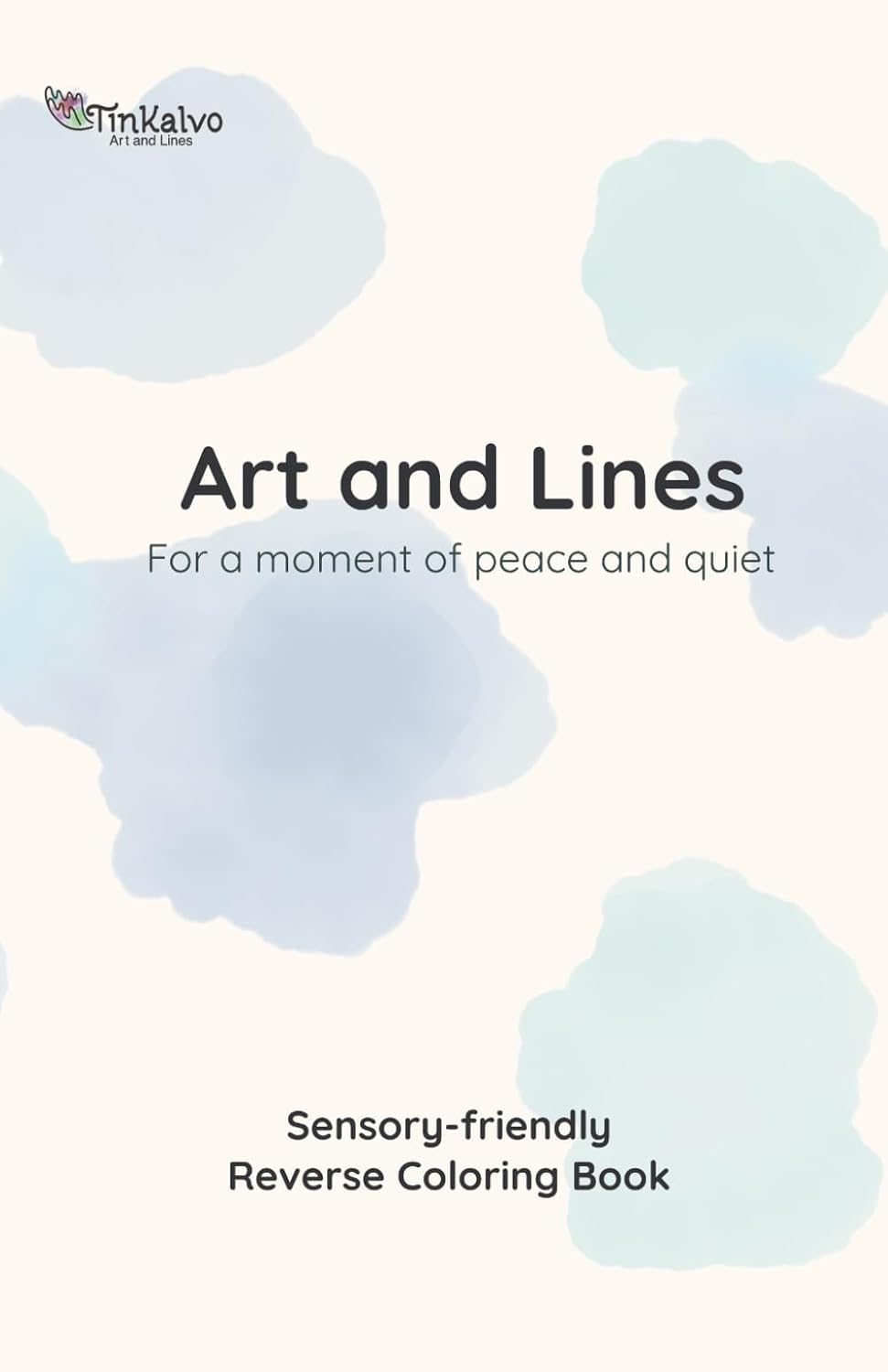 Art & Lines Reverse Coloring Book im kleinen Format für die Pause zwischendurch