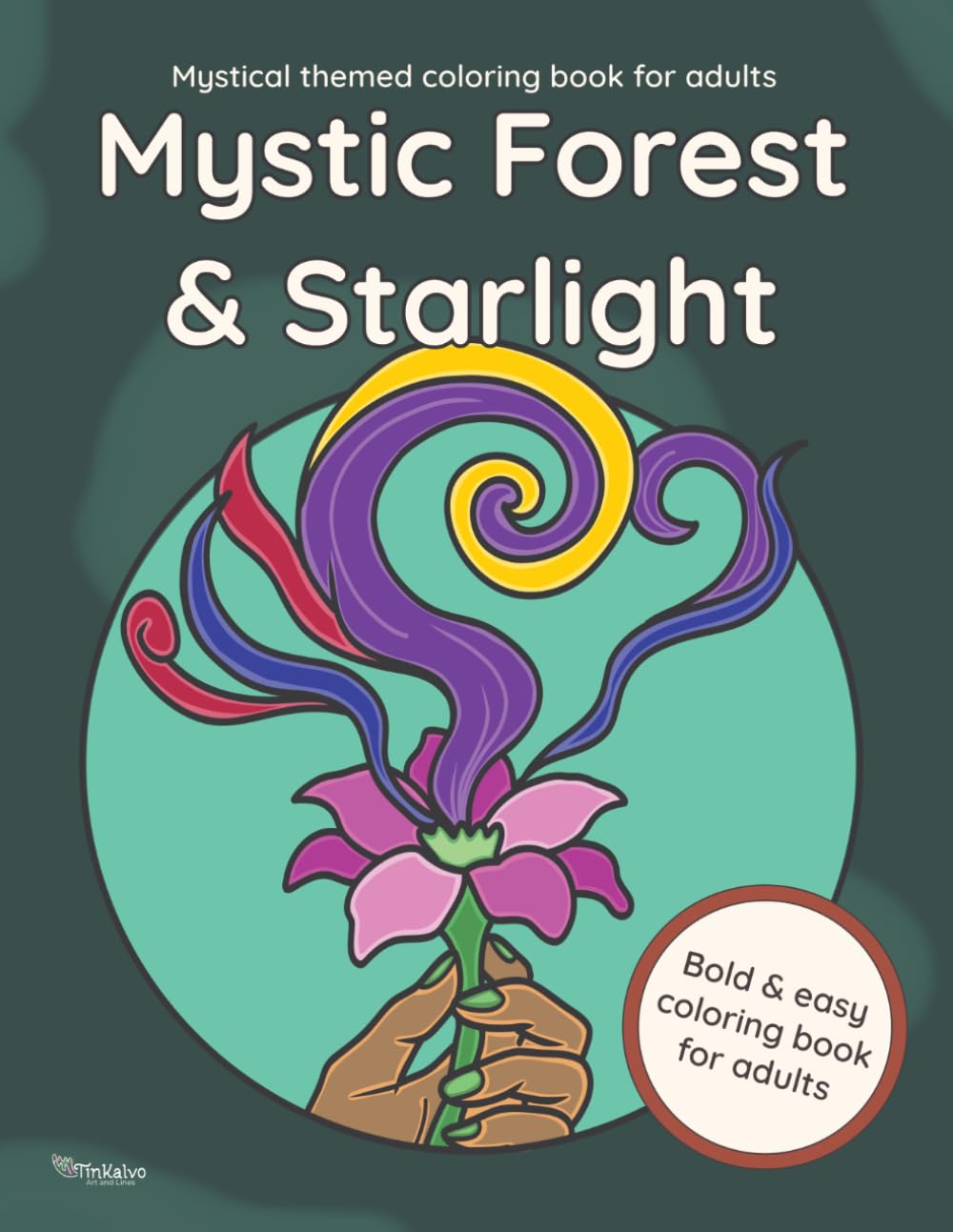 Malbuch Mystic Forest & Starlight Bold and Easy Coloring Book