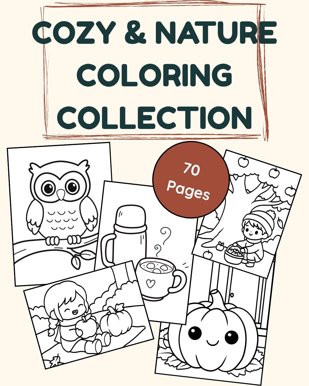 Cozy & Nature Coloring Collection